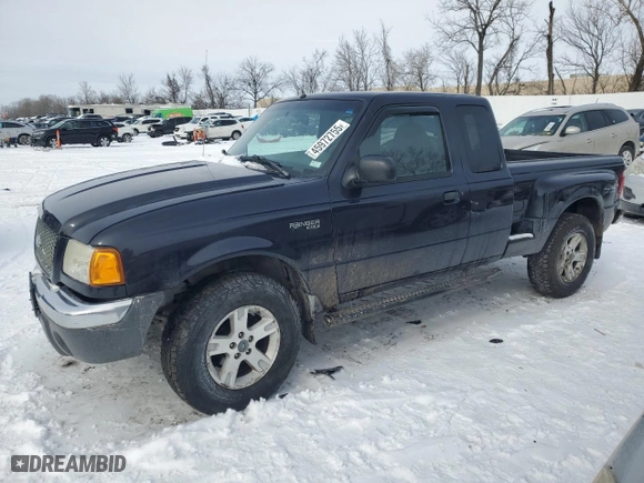 2002 Ford Ranger XL Fleet with VIN 1FTZR45E52PA99921, listed as a Copart auction lot 45972755 with 198,679 mi miles and Salvage Title. Bid and sale history available at carsss.com. Image 1.