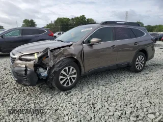 2021 Subaru Outback Premium with VIN 4S4BTAFC6M3137063, listed as a Copart auction lot 60636885 with 28,035 mi miles and Salvage title. Bid and sale history available at DreamBid. Image 1.