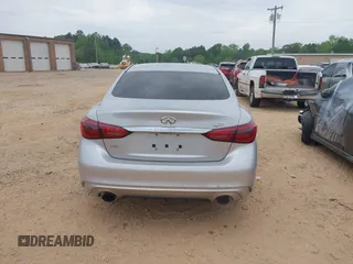 2018 Infiniti Q50 3.0t Luxe with VIN JN1EV7AR0JM433540, listed as a IAAI auction lot 42129284 with 105,966 mi miles. Bid and sale history available at carsss.com. Image 16.