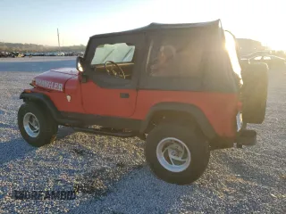 1994 Jeep Wrangler S with VIN 1J4FY19P2RP406658, listed as a Copart auction lot 76164404 with 151,449 mi miles and Salvage Title. Bid and sale history available at carsss.com. Image 2.