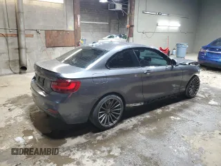 2016 BMW 2 Series M235i xDrive with VIN WBA1J9C51GV372003, listed as a Copart auction lot 83413884 with 104,951 mi miles and Salvage Title. Bid and sale history available at carsss.com. Image 3.