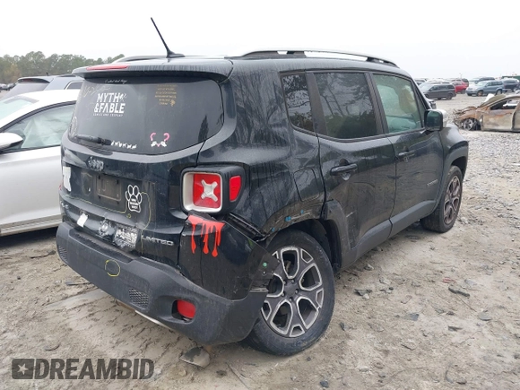 2017 Jeep Renegade Limited with VIN ZACCJBDB0HPE97445, listed as a IAAI auction lot 40727251 with 120,235 mi miles and . Bid and sale history available at DreamBid. Image 6.