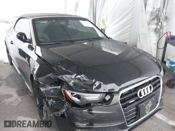 2016 Audi A5 Premium with VIN WAUD2AFHXGN002024, listed as a IAAI auction lot 41994661 with 78,673 mi miles and . Bid and sale history available at DreamBid. Image 6.