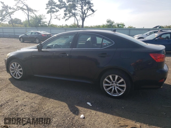 2007 Lexus IS 250 with VIN JTHCK262075012298, listed as a Copart auction lot 66276613 with 103,418 mi miles and Clean title. Bid and sale history available at DreamBid. Image 2.