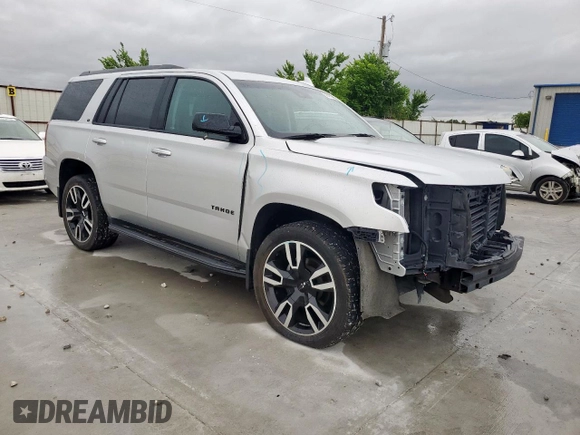 2018 Chevrolet Tahoe LT with VIN 1GNSCBKC1JR387830, listed as a Copart auction lot 60649755 with 59,649 mi miles and Salvage title. Bid and sale history available at DreamBid. Image 4.