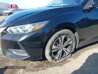 2021 Nissan Sentra SV with VIN 3N1AB8CV6MY221587, listed as a IAAI auction lot 41899533 with 55,317 mi miles and . Bid and sale history available at DreamBid. Image 17.
