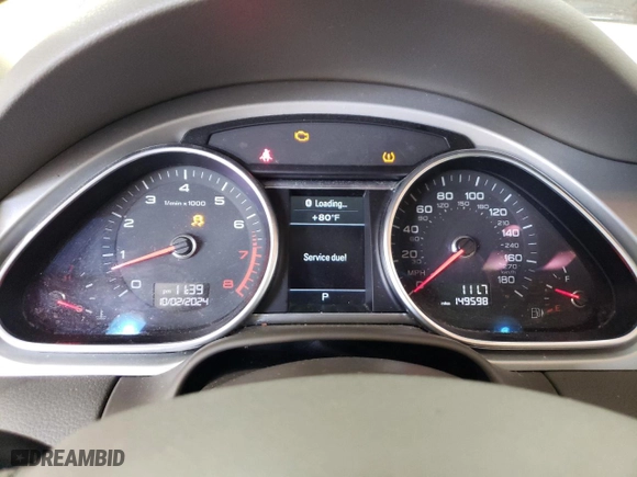 2015 Audi Q7 3.0T Premium Plus with VIN WA1LGAFEXFD015764, listed as a Copart auction lot 74365494 with 149,598 mi miles and Salvage Title. Bid and sale history available at carsss.com. Image 9.