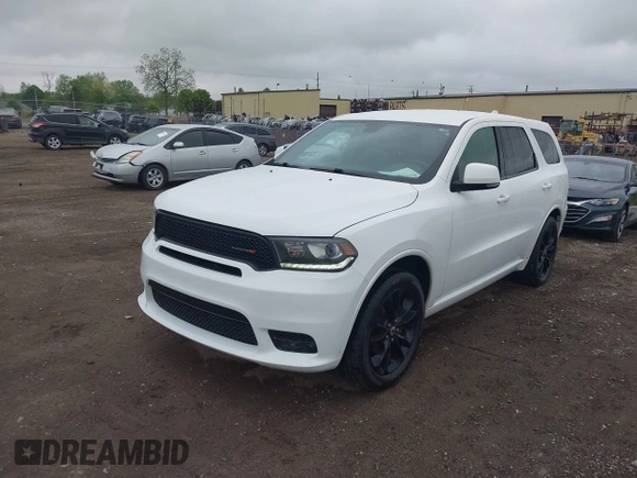 2019 Dodge Durango GT Plus with VIN 1C4RDHDG9KC556987, listed as a IAAI auction lot 42247322 with 116,130 mi miles and . Bid and sale history available at DreamBid. Image 17.