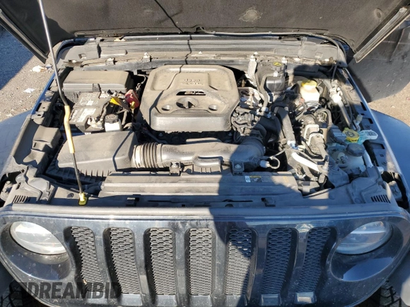 2021 Jeep Wrangler Sport S with VIN 1C4GJXAN4MW697450, listed as a Copart auction lot 81024914 with 75,820 mi miles and Salvage Title. Bid and sale history available at DreamBid. Image 11.