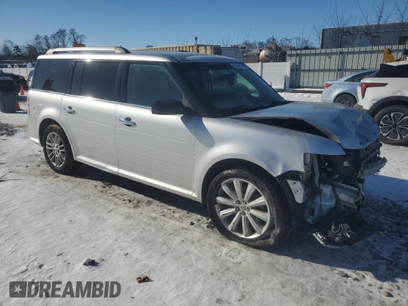 2015 Ford Flex SEL with VIN 2FMHK6C8XFBA03993, listed as a Copart auction lot 89224445 with 179,119 mi miles and Salvage Title. Bid and sale history available at carsss.com. Image 4.
