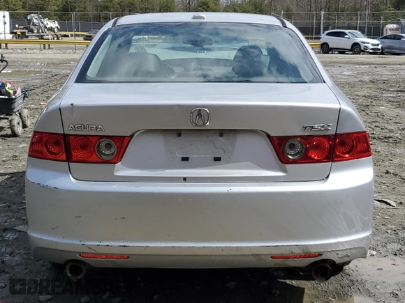 2006 Acura TSX Navi with VIN JH4CL96926C025986, listed as a Copart auction lot 50465515 with 119,934 mi miles and Salvage Title. Bid and sale history available at carsss.com. Image 6.