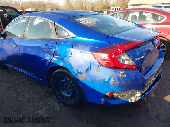 2020 Honda Civic LX with VIN 2HGFC2F6XLH536934, listed as a IAAI auction lot 41413070 with 62,773 mi miles and . Bid and sale history available at DreamBid. Image 6.