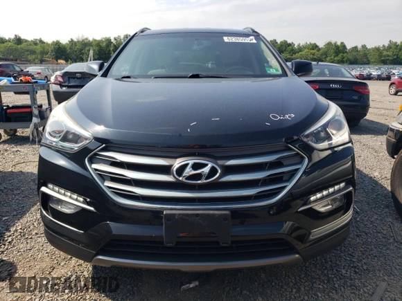 2017 Hyundai Santa Fe 2.4L with VIN 5NMZUDLB3HH038625, listed as a Copart auction lot 62385955 with 84,046 mi miles and Salvage title. Bid and sale history available at DreamBid. Image 5.