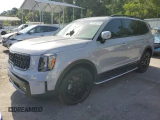 2025 Kia Telluride SX X-Line with VIN 5XYP5DGC3SG568800, listed as a Copart auction lot 57134715 with Not provided miles and Salvage title. Bid and sale history available at DreamBid. Image 1.