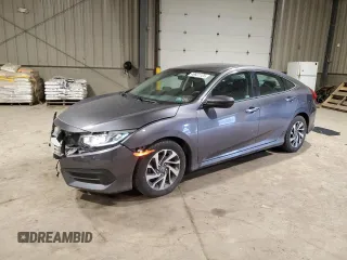 2018 Honda Civic Sedan EX with VIN 19XFC2F75JE005057, listed as a Copart auction lot 48601125 with 84,100 mi miles and Salvage Title. Bid and sale history available at carsss.com. Image 1.