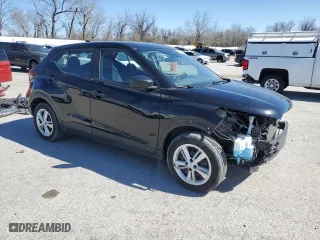 2021 Nissan Kicks S with VIN 3N1CP5BV6ML464470, listed as a Copart auction lot 49110715 with 83,828 mi miles and Salvage Title. Bid and sale history available at carsss.com. Image 4.