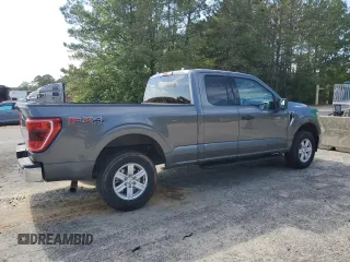 2022 Ford F-150 XL with VIN 1FTFX1E58NFB61927, listed as a Copart auction lot 55233035 with 66,591 mi miles and Salvage title. Bid and sale history available at DreamBid. Image 3.