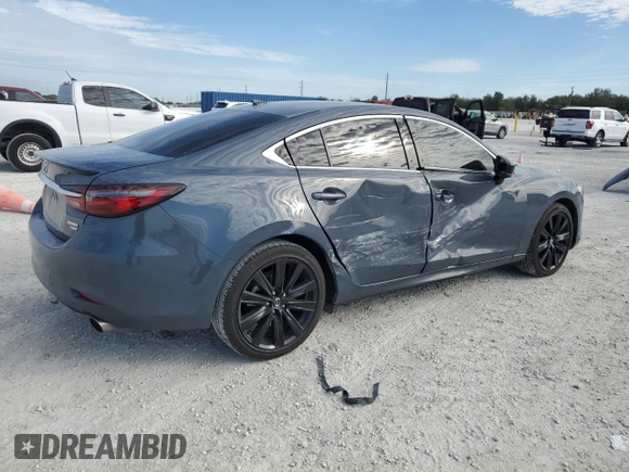 2021 Mazda 6 Carbon Edition with VIN JM1GL1WY6M1618139, listed as a Copart auction lot 88761045 with 82,377 mi miles and Non Repairable. Bid and sale history available at DreamBid. Image 3.