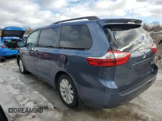 2016 Toyota Sienna Ltd with VIN 5TDDK3DC1GS135142, listed as a Copart auction lot 45336825 with 189,257 mi miles and Clean Title. Bid and sale history available at carsss.com. Image 2.