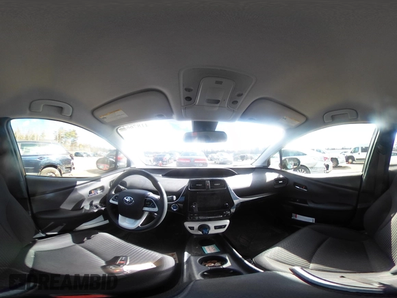 2018 Toyota Prius Two with VIN JTDKBRFU7J3590988, listed as a IAAI auction lot 41876636 with 72,851 mi miles. Bid and sale history available at carsss.com. Image 18.