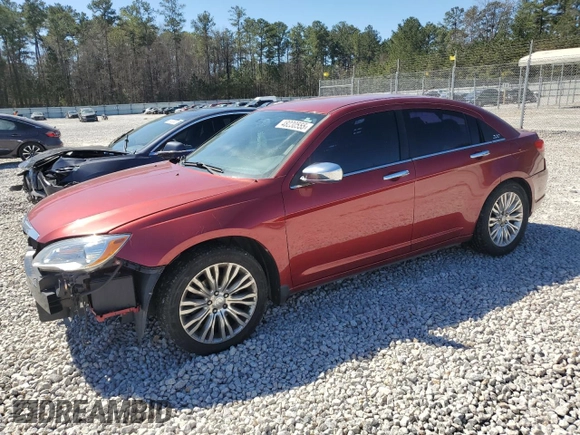 2011 Chrysler 200 Limited with VIN 1C3BC2FB3BN594937, listed as a Copart auction lot 48230555 with 158,382 mi miles and Salvage Title. Bid and sale history available at carsss.com. Image 1.