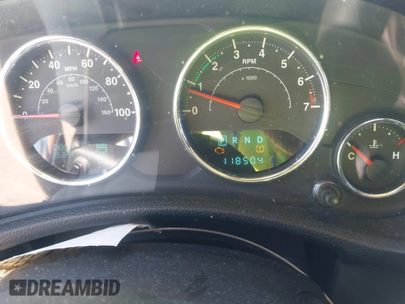 2013 Jeep Wrangler Sport with VIN 1C4AJWAG3DL608342, listed as a IAAI auction lot 41858662 with 118,504 mi miles and . Bid and sale history available at DreamBid. Image 7.