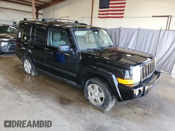 2006 Jeep Commander z VIN 1J8HG48K16C195599, wystawiony jako Copart lot #59402935 z przebiegiem 184 157 mil mil oraz Szkoda całkowita • Salvage title. Historia ofert i sprzedaży dostępna na DreamBid. Obrazek 4.