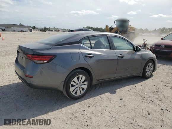 2025 Nissan Sentra S z VIN 3N1AB8BV2SY230267, wystawiony jako Copart lot #53727505 z przebiegiem 19 032 mil mil oraz Szkoda całkowita • Salvage title. Historia ofert i sprzedaży dostępna na DreamBid. Obrazek 3.