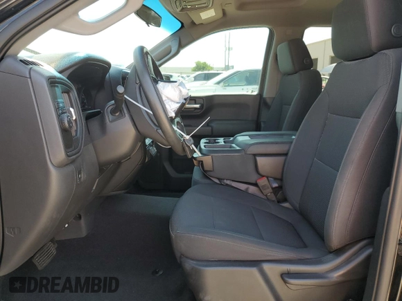 2020 Chevrolet Silverado 1500 Custom with VIN 3GCPWBEF5LG107096, listed as a Copart auction lot 52941095 with 61,415 mi miles and Salvage Title. Bid and sale history available at DreamBid. Image 7.