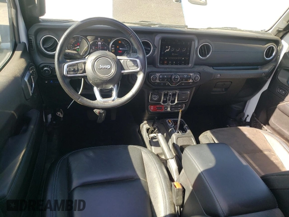 2023 Jeep Wrangler Rubicon 20th Anniversary with VIN 1C4JJXR63PW538877, listed as a Copart auction lot 57635015 with 25,924 mi miles and Salvage title. Bid and sale history available at DreamBid. Image 8.