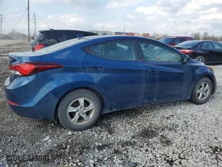 2015 Hyundai Elantra Limited with VIN KMHDH4AE9FU302282, listed as a Copart auction lot 51079895 with 121,636 mi miles and Clean Title. Bid and sale history available at carsss.com. Image 3.