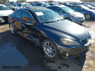 2006 Lexus IS 250 Manual with VIN JTHBK262565014820, listed as a IAAI auction lot 41654752 with 201,412 mi miles. Bid and sale history available at carsss.com. Image 1.