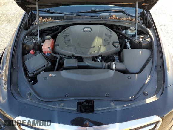 2016 Cadillac CTS Premium Collection RWD with VIN 1G6AT5SS8G0185760, listed as a Copart auction lot 87536205 with 42,480 mi miles and Salvage title. Bid and sale history available at DreamBid. Image 12.
