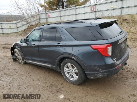 2023 Ford Explorer XLT with VIN 1FMSK8DH7PGC06589, listed as a Copart auction lot 51143865 with 23,614 mi miles and Salvage Title. Bid and sale history available at carsss.com. Image 2.