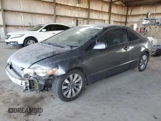 2009 Honda Civic Cpe EX-L with VIN 2HGFG12909H507093, listed as a Copart auction lot 46321875 with 169,539 mi miles and Clean Title. Bid and sale history available at carsss.com. Image 1.