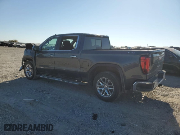 2021 GMC Sierra 1500 Limited SLT with VIN 1GTU9DETXMZ399972, listed as a Copart auction lot 77213004 with 42,588 mi miles and Salvage Title. Bid and sale history available at carsss.com. Image 2.