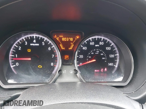 2014 Nissan Versa SV with VIN 3N1CN7AP6EL848965, listed as a IAAI auction lot 41810221 with 80,378 mi miles. Bid and sale history available at carsss.com. Image 7.