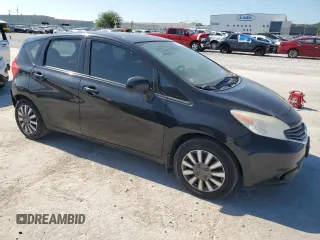 2014 Nissan Note S Plus with VIN 3N1CE2CP2EL379163, listed as a Copart auction lot 62571595 with 156,421 mi miles and Clean title. Bid and sale history available at DreamBid. Image 4.