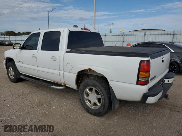 2005 GMC Sierra Denali z VIN 2GTEK63N551215749, wystawiony jako Copart lot #71357594 z przebiegiem 183 483 mil mil oraz Szkody całkowita. Historia ofert i sprzedaży dostępna na DreamBid. Obrazek 2.