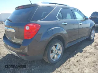 2013 Chevrolet Equinox LTZ with VIN 1GNFLGEK0DZ105067, listed as a IAAI auction lot 42102863 with 156,156 mi miles. Bid and sale history available at carsss.com. Image 4.