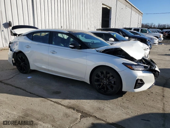 2023 Nissan Maxima SR with VIN 1N4AA6EV4PC513923, listed as a Copart auction lot 49331585 with 0 mi miles and Salvage Title. Bid and sale history available at carsss.com. Image 4.