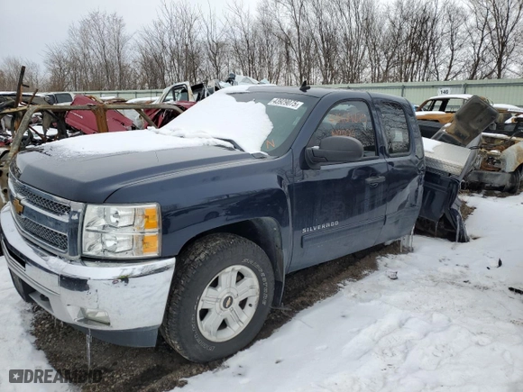2012 Chevrolet Silverado 1500 LT with VIN 1GCRKSE78CZ111611, listed as a Copart auction lot 43929075 with 149,223 mi miles and Salvage Title. Bid and sale history available at carsss.com. Image 1.