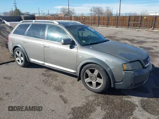 2004 Audi allroad A6 V8 with VIN WA1YL54B24N092668, listed as a IAAI auction lot 41412440 with 146,523 mi miles and . Bid and sale history available at DreamBid. Image 1.
