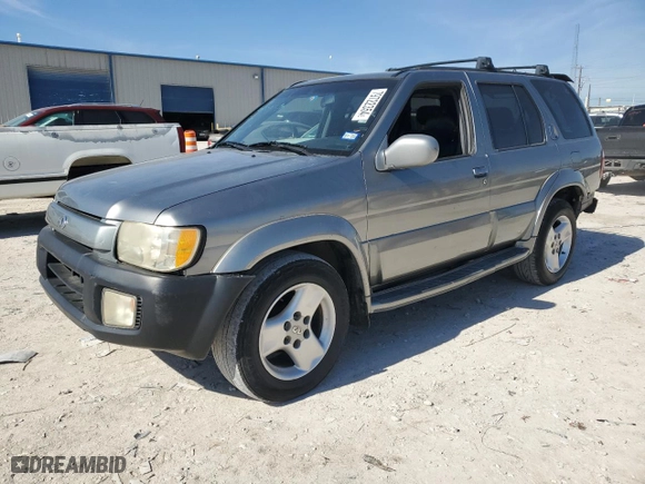 2003 Infiniti QX4 Luxury with VIN JNRDR09Y23W302861, listed as a Copart auction lot 79722354 with 204995 miles and Salvage Title. Bid and sale history available at carsss.com. Image 1.