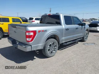 2022 Ford F-150 XL with VIN 1FTFW1E53NKF13127, listed as a IAAI auction lot 41976268 with 72,174 mi miles. Bid and sale history available at carsss.com. Image 4.