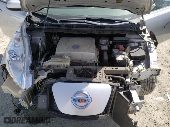 2015 Nissan LEAF SV with VIN 1N4AZ0CP1FC306530, listed as a Copart auction lot 49564793 with 76,528 mi miles. Bid and sale history available at carsss.com. Image 11.