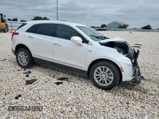 2018 Cadillac XT5 FWD with VIN 1GYKNARS8JZ161546, listed as a Copart auction lot 59213935 with 164,733 mi miles and Salvage title. Bid and sale history available at DreamBid. Image 4.