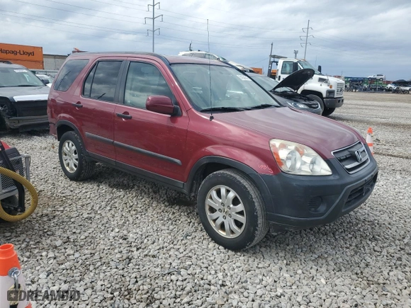 2006 Honda CR-V EX with VIN SHSRD78856U404767, listed as a Copart auction lot 51634545 with 247,267 mi miles and Salvage Title. Bid and sale history available at carsss.com. Image 4.