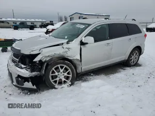 2014 Dodge Journey R/T z VIN 3C4PDDFGXET130926, wystawiony jako Copart lot #43609415 z przebiegiem 75 841 mil mil oraz Szkoda całkowita • Salvage title. Historia ofert i sprzedaży dostępna na DreamBid. Obrazek 1.