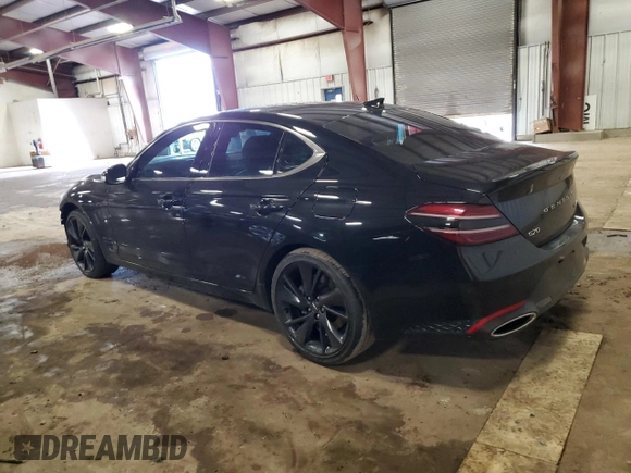 2022 Genesis G70 3.3T с VIN KMTG54TE5NU100899, выставлен на аукционе Copart как лот 47631595 с пробегом 33 269 миль миль и Чистый • Clean title. История ставок и продаж доступна на DreamBid. Изображение 2.